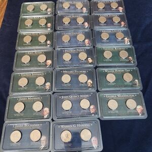 Set Of 20 Uncirculated 2013-D/P Presidential Dollars.